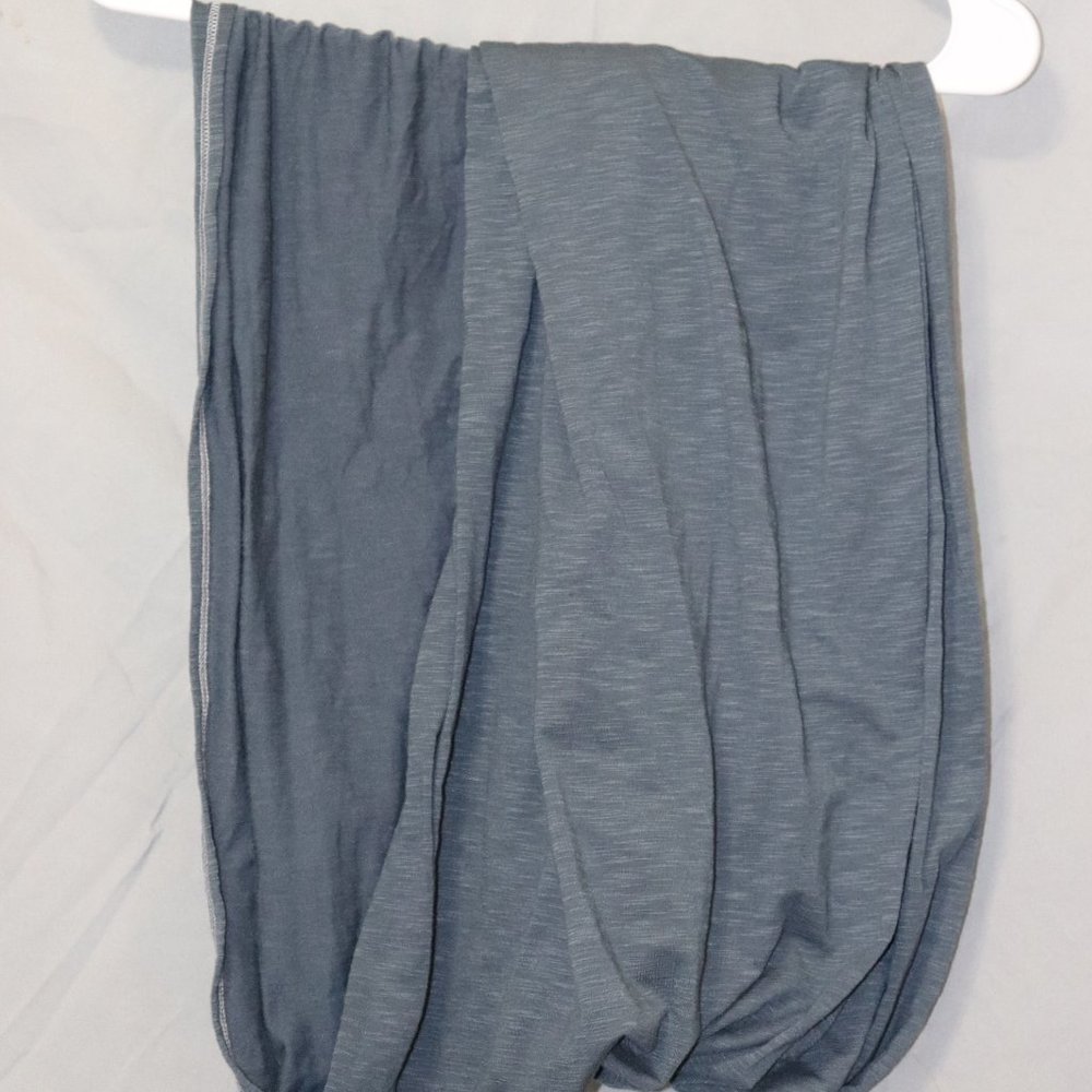 Raw seam jersey infinity scarf